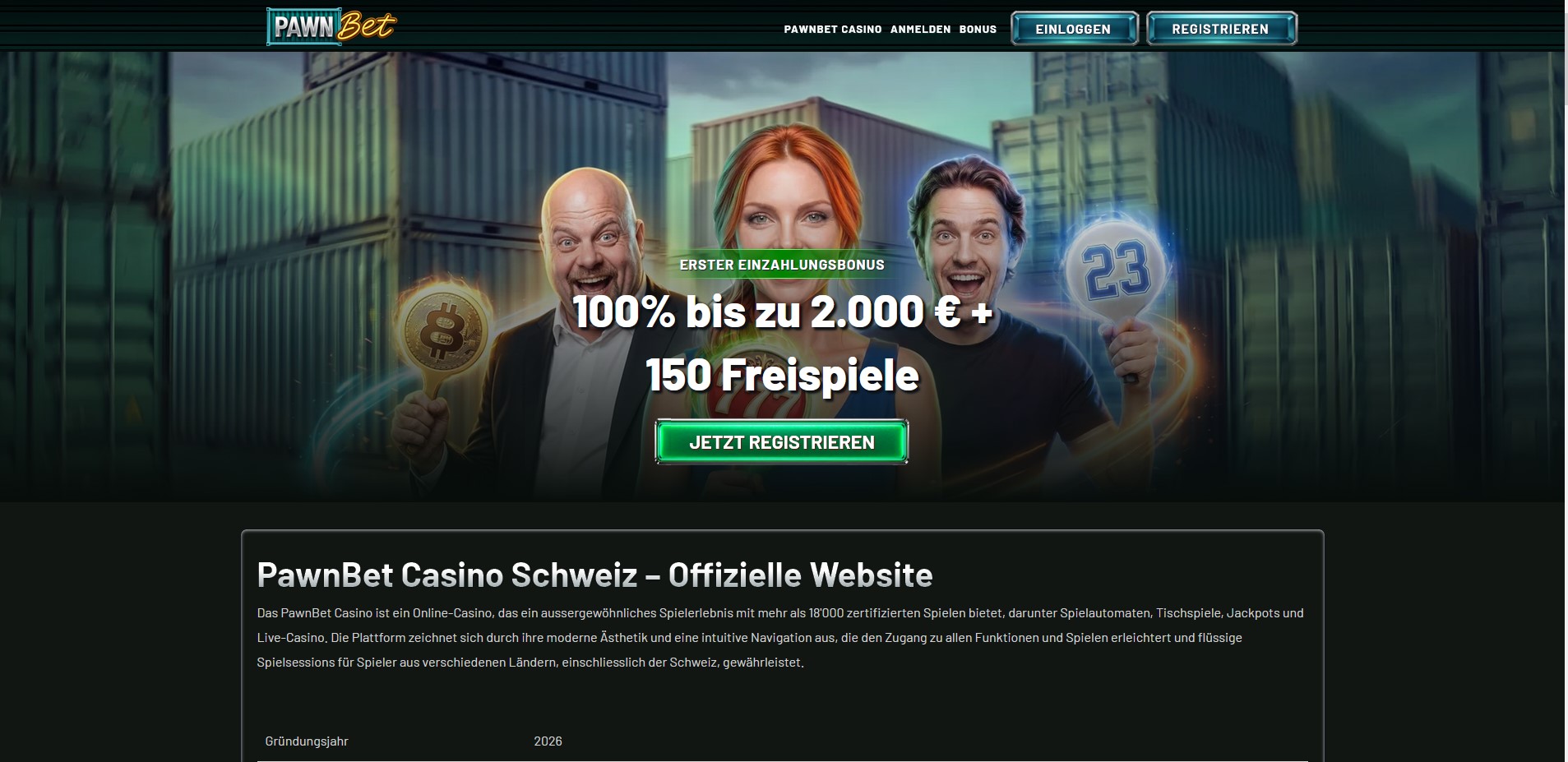 Casino — Pawnbet Casino